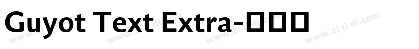 Guyot Text Extra字体转换